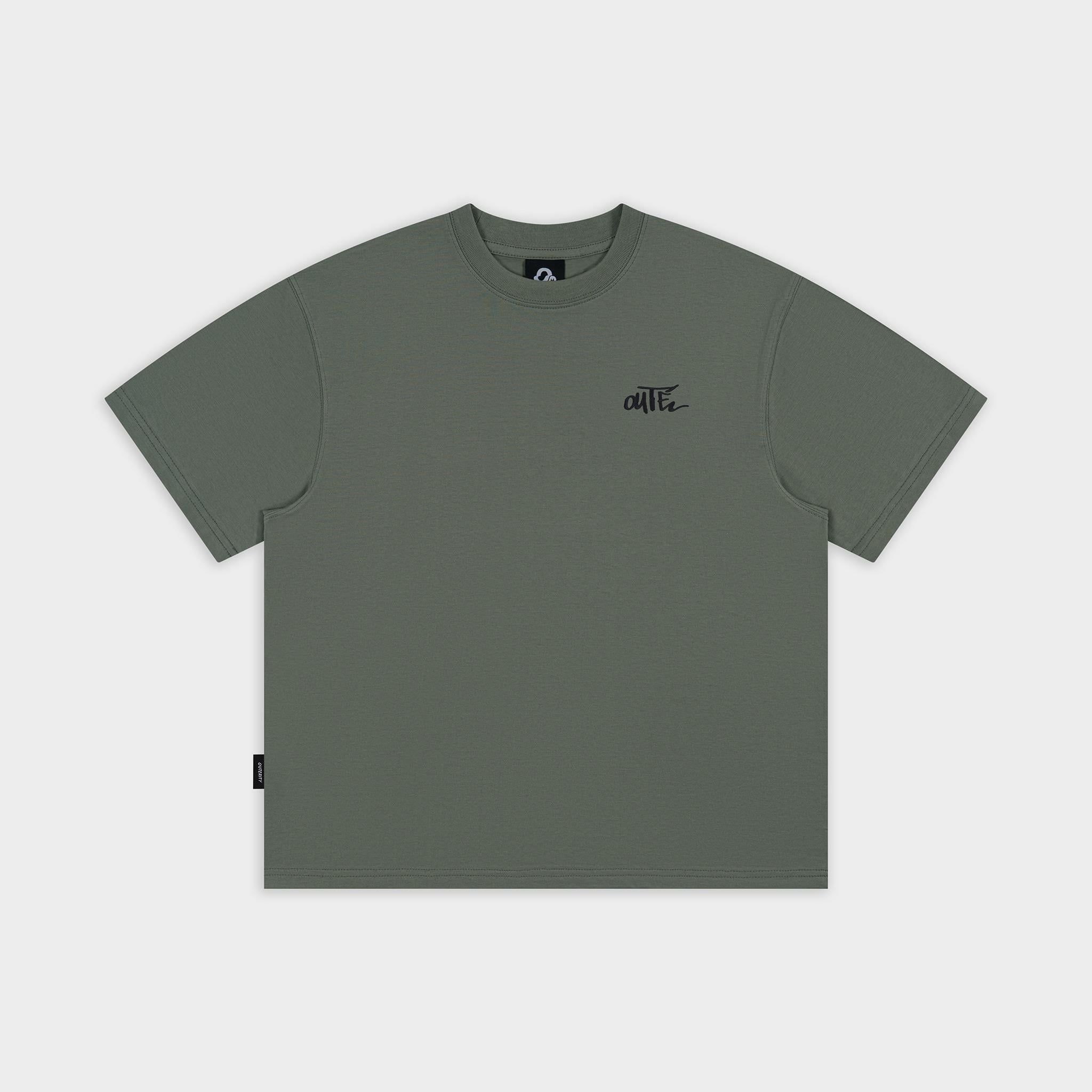  Áo Thun Trơn Outerity Symbol Form Semi-Boxy 