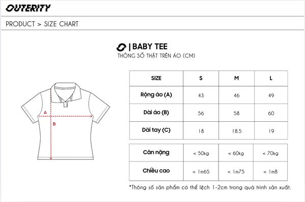  Áo Polo Baby Tee Kẻ Ngang Outerity Sera Ôm Dáng Nữ 