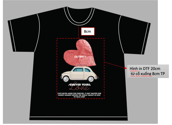  Áo Thun Form Regular Fit Outerity Carluv Premium Cotton 250gsm Unisex Nam Nữ Localbrand 