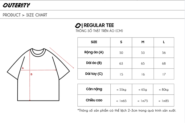  Áo Thun Form Regular Fit Outerity Slowly Premium Cotton 250gsm Unisex Nam Nữ Localbrand 