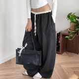  Quần Dài Kẻ Sọc Ống Rộng Phối Lưng Outerity Striped V2 