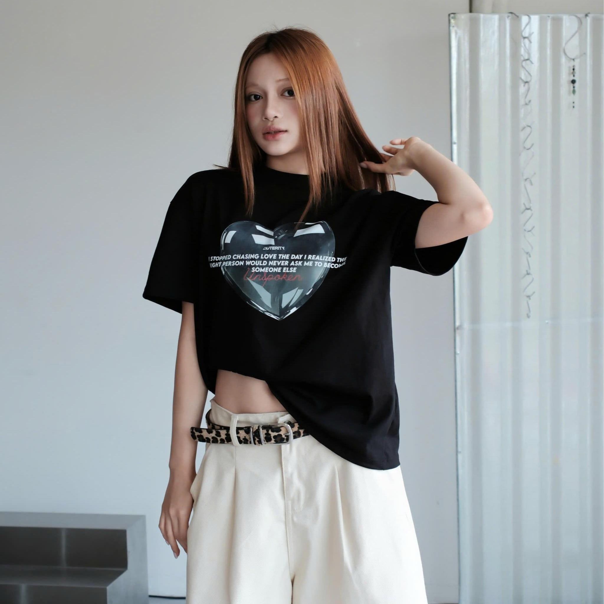  Áo Thun Form Regular Fit Outerity Unspoken Premium Cotton 250gsm Unisex Nam Nữ Localbrand 
