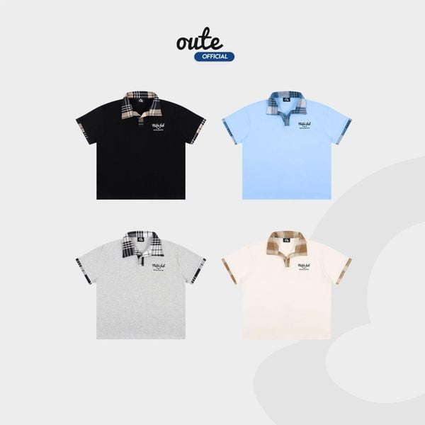  Áo Polo Cổ Caro Outerity Outer Lab Form Semi-Boxy 