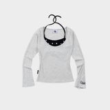  Áo Thun Nữ Dài Tay Ôm Body Phối Bra Outerity VITC Borib Cotton 