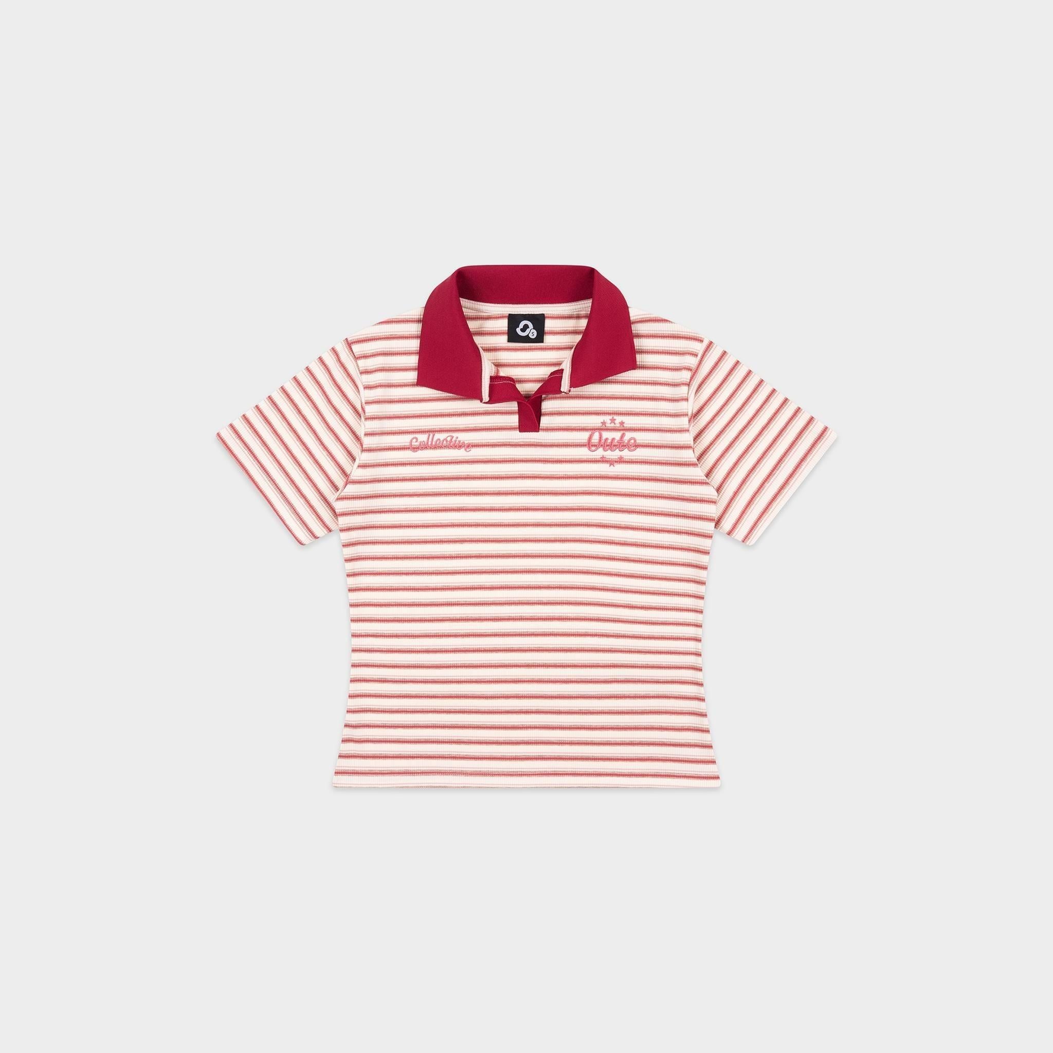  Áo Polo Baby Tee Kẻ Ngang Outerity Sera Ôm Dáng Nữ 