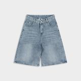  Quần Jean Lửng Outerity Denim Wash Ống Rộng 