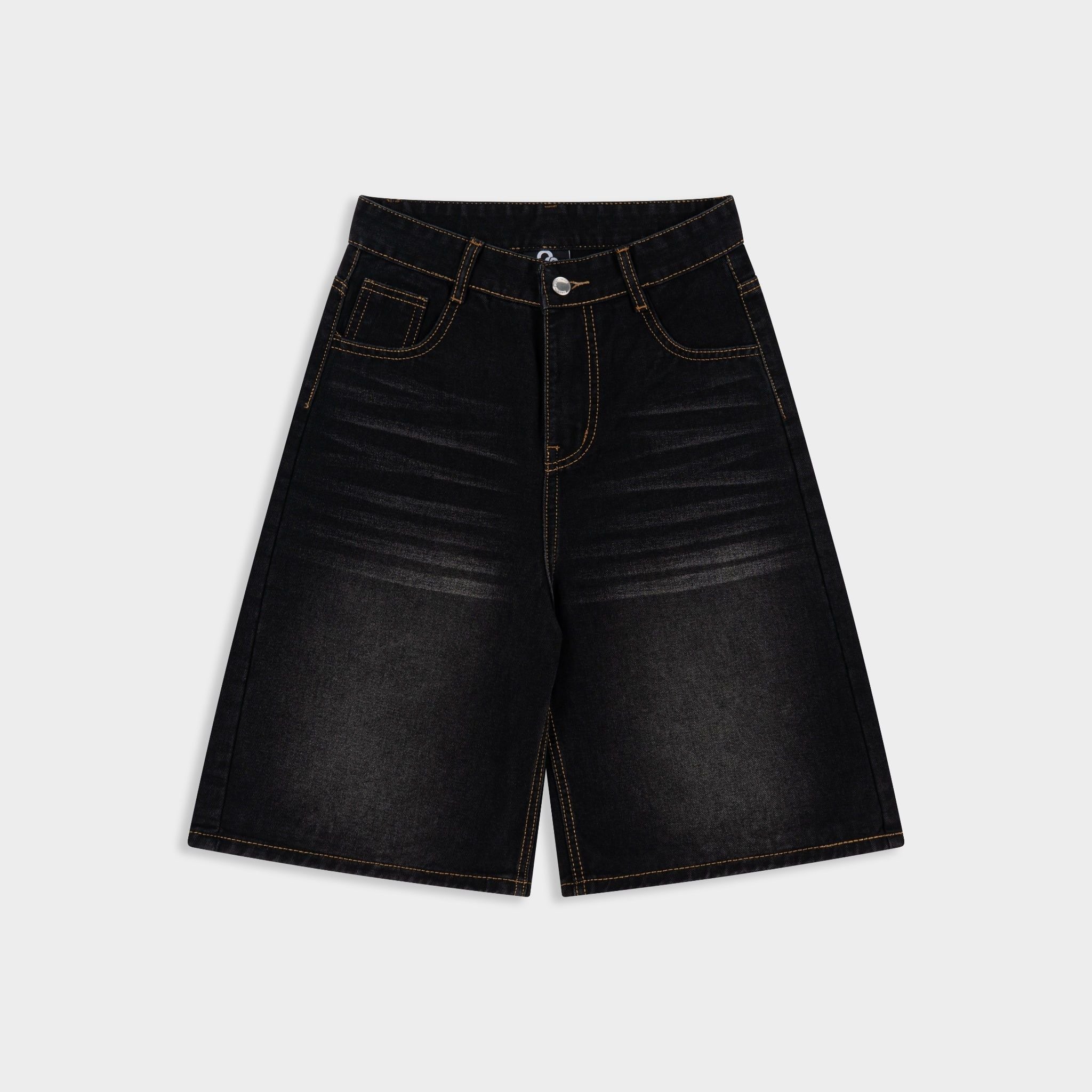  Quần Jean Lửng Outerity Denim Wash Ống Rộng 