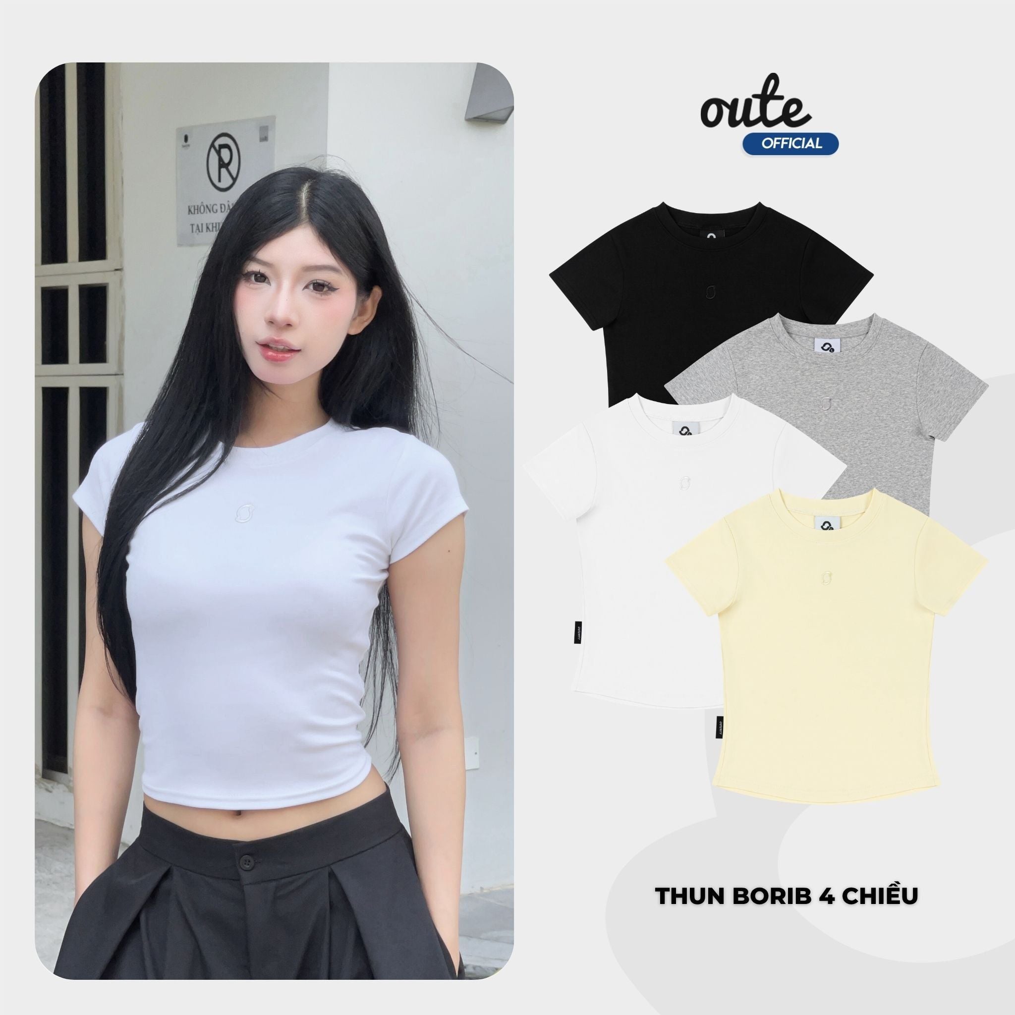  Áo Thun Ôm Body Outerity Slim Tee Basic 