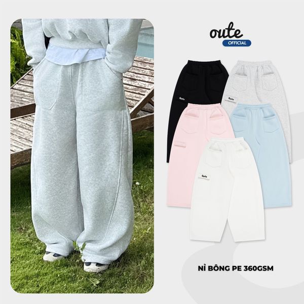  Quần Nỉ Ống Rộng Classic Wide 