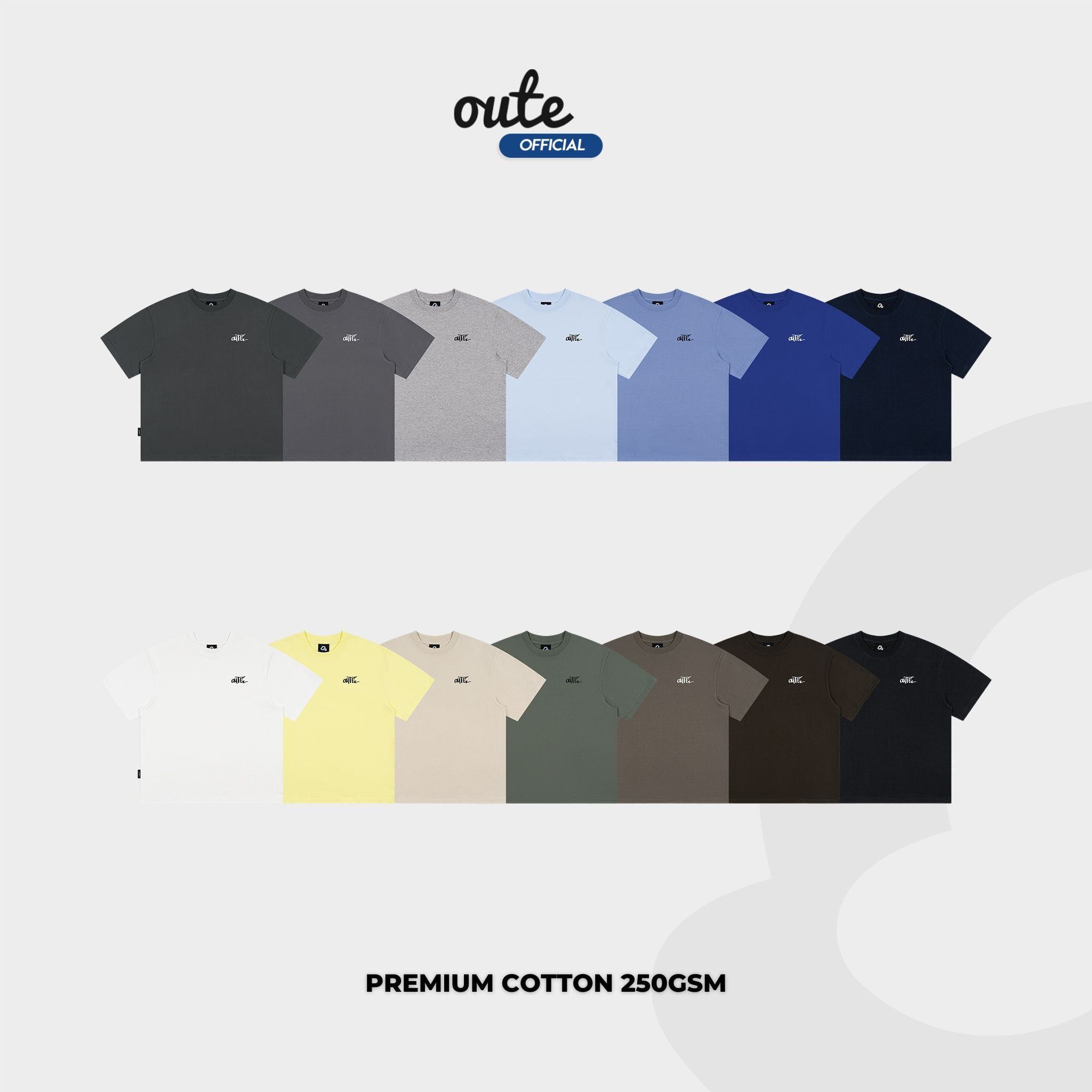  Áo Thun Trơn Outerity Symbol Form Semi-Boxy 