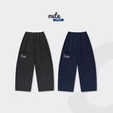  Quần Dài Kẻ Sọc Ống Rộng Phối Lưng Outerity Striped V2 