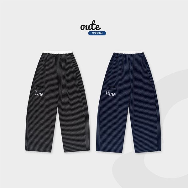  Quần Dài Kẻ Sọc Ống Rộng Phối Lưng Outerity Striped V2 