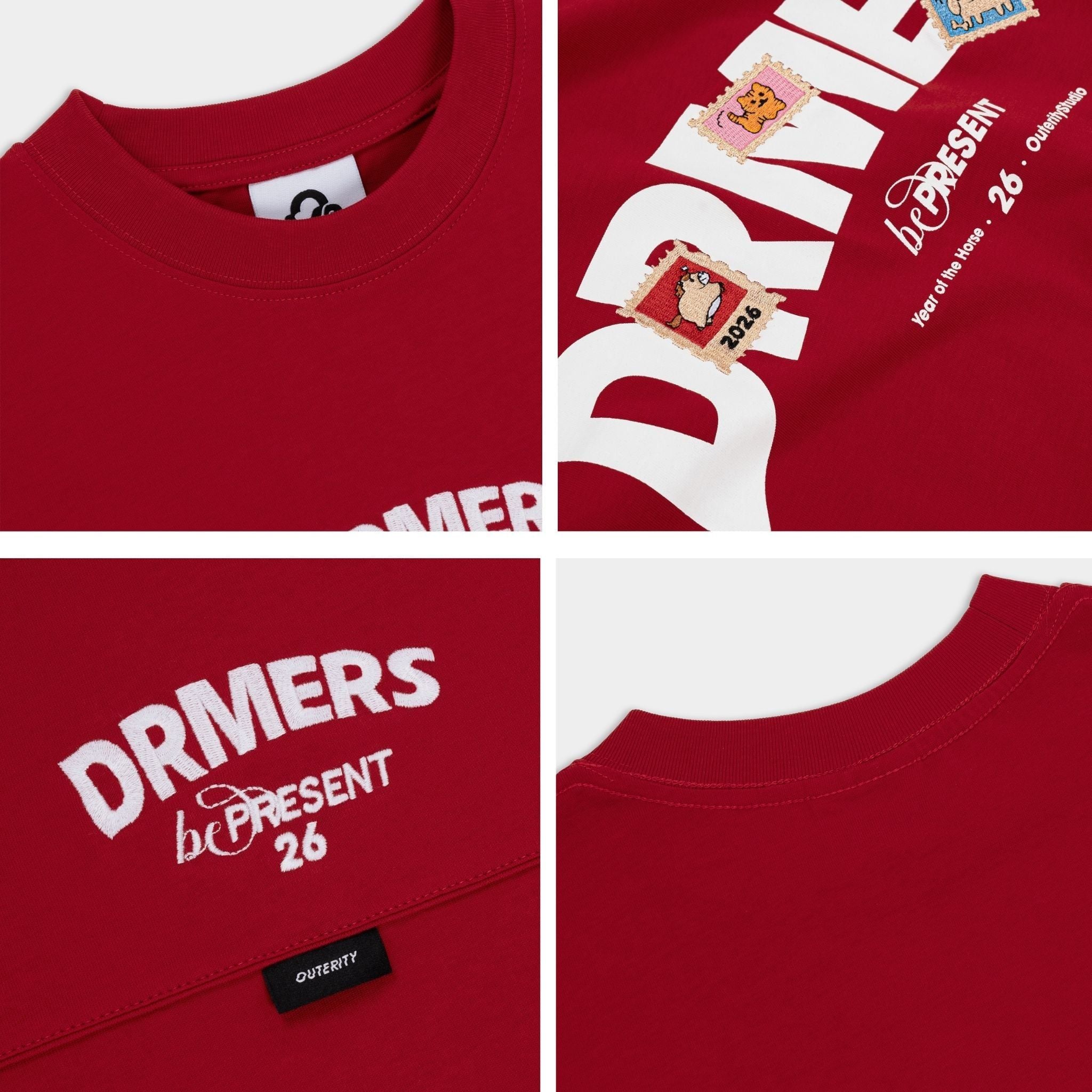  [COLLECTION TẾT] Áo Thun Outerity Signature 26 Form Boxy Cotton 100% Nam Nữ Unisex / DREAM HORSE COLLECTION 2026 