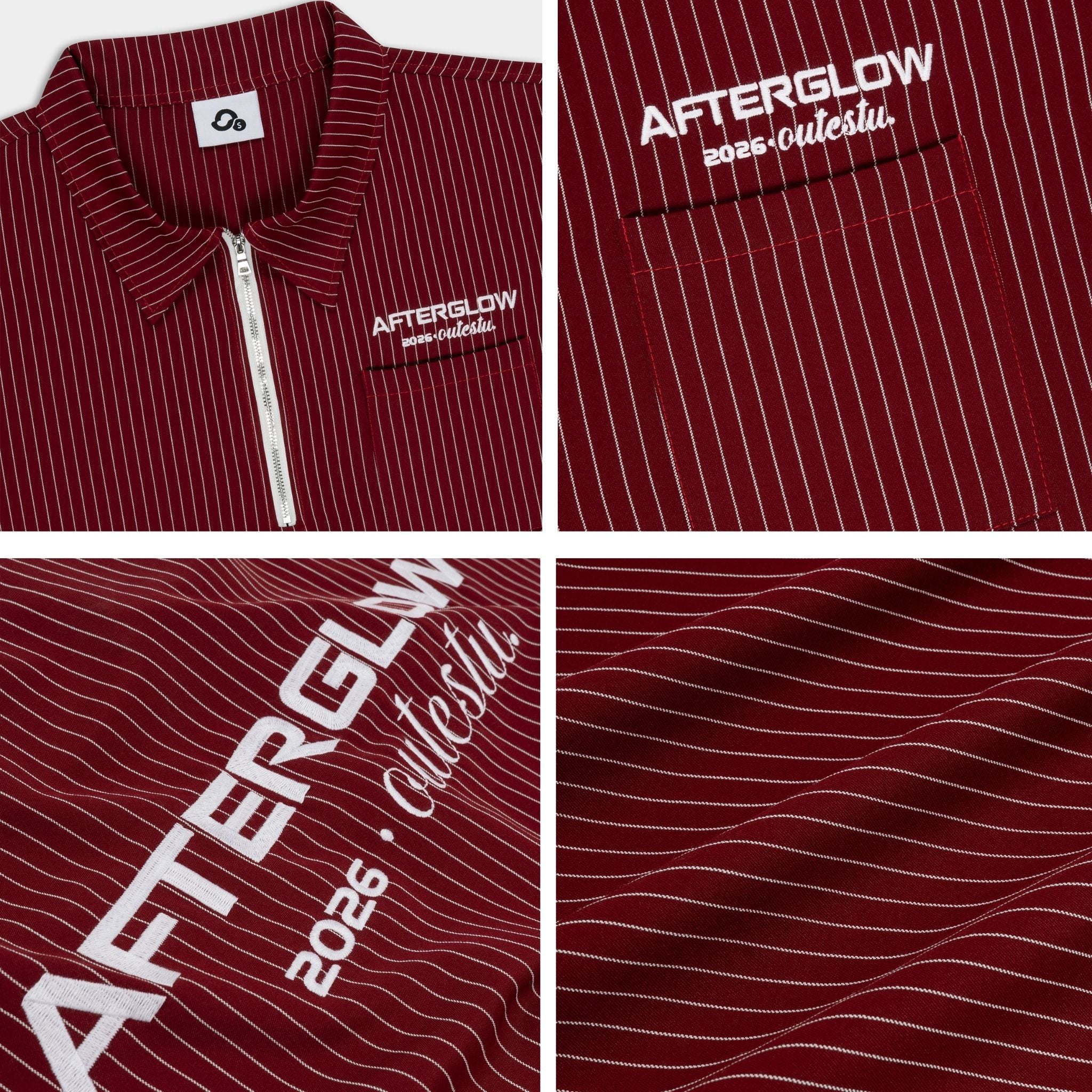  [COLLECTION TẾT] Áo Sơ Mi Tay Lỡ Kẻ Sọc Outerity Afterglow Nam Nữ Unisex / DREAM HORSE COLLECTION 2026 