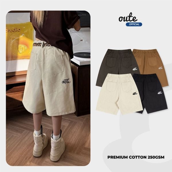  Quần Short Kaki Lửng Outerity Iconic 
