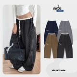  Quần Dài Kẻ Sọc Ống Rộng Phối Lưng Outerity Striped V2 