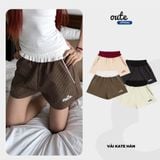  Quần Short Kẻ Sọc Nữ Kate Phối Lưng Outerity Peachy 