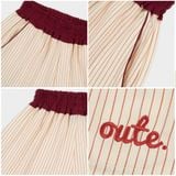  Quần Short Kẻ Sọc Nữ Kate Phối Lưng Outerity Peachy 