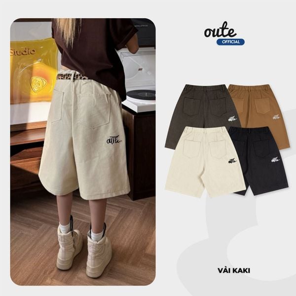 Quần Short Kaki Lửng Outerity Iconic 