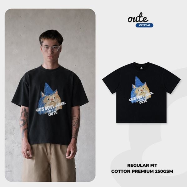 Áo Thun Form Regular Fit Outerity Judge Premium Cotton 250gsm Unisex Nam Nữ Localbrand 