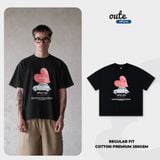  Áo Thun Form Regular Fit Outerity Carluv Premium Cotton 250gsm Unisex Nam Nữ Localbrand 