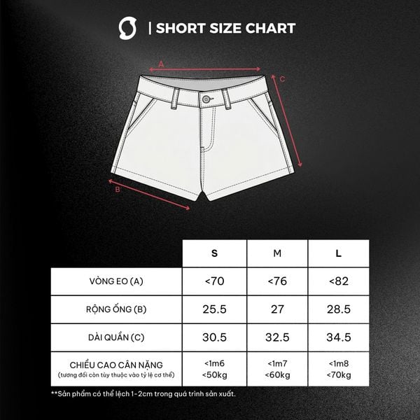  Quần Short Kaki Dáng Ngắn Urban Mini Shorts 