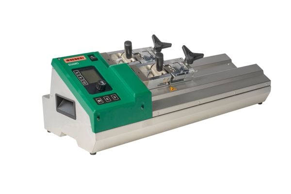  EXAMO 705-LP Máy kiểm tra độ bền kéo màng HDPE PVC, FPO, TPO, LD-PE tại công trường. 