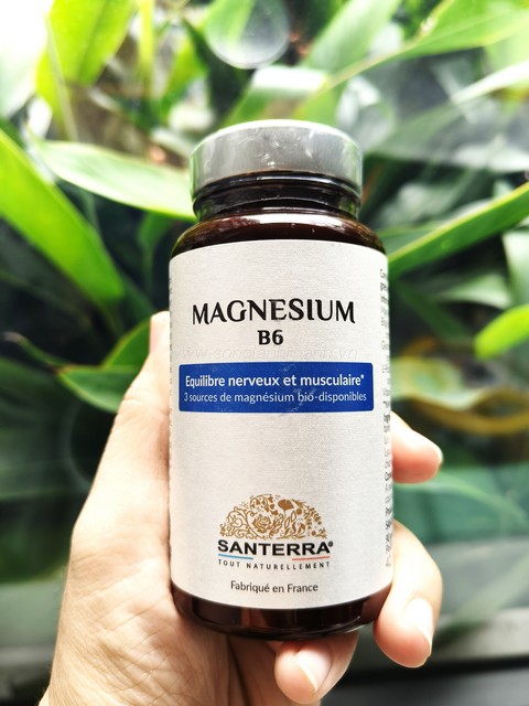 Viên Uống Magie B6 Santerra (Pháp) - Cân Bằng Thần Kinh và Cơ Bắp