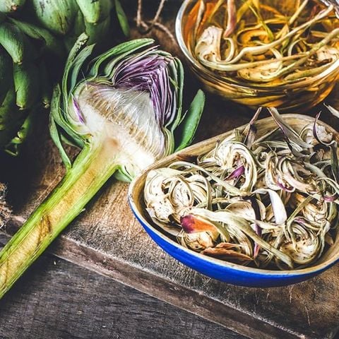 Bông atisô sấy khô, 225g, bịch, mẫu nhãn kẹp, L