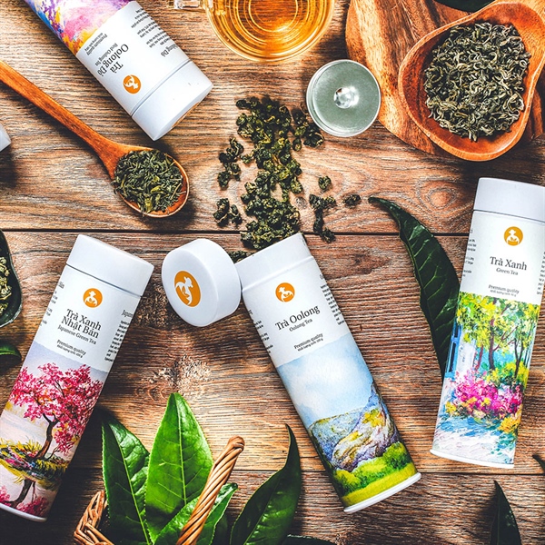 Trà shan tuyết, dòng signature, 80g, hộp, mẫu lon thiếc cao