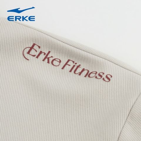  Áo nỉ nữ chui đầu có khoá kéo ERKE 12225302316 