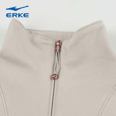  Áo nỉ nữ chui đầu có khoá kéo ERKE 12225302316 