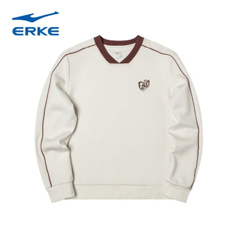  Áo nỉ nữ dài tay cổ polo ERKE 12225302173 