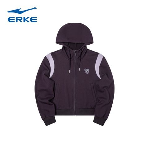  Áo khoác nữ có mũ trùm đầu ERKE 12225302288 