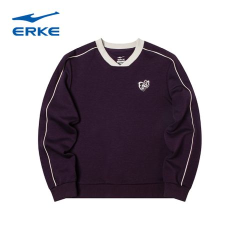  Áo nỉ nữ dài tay cổ polo ERKE 12225302173 