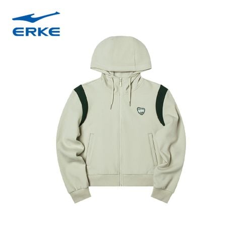  Áo khoác nữ có mũ trùm đầu ERKE 12225302288 