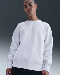 Áo nỉ cổ tròn Nike xám trắng - FN3887-051