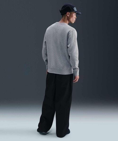 Áo nỉ cổ tròn Nike xám đậm - FN3887-063