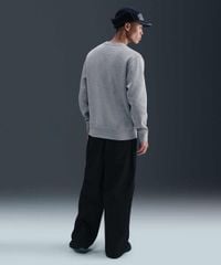 Áo nỉ cổ tròn Nike xám đậm - FN3887-063