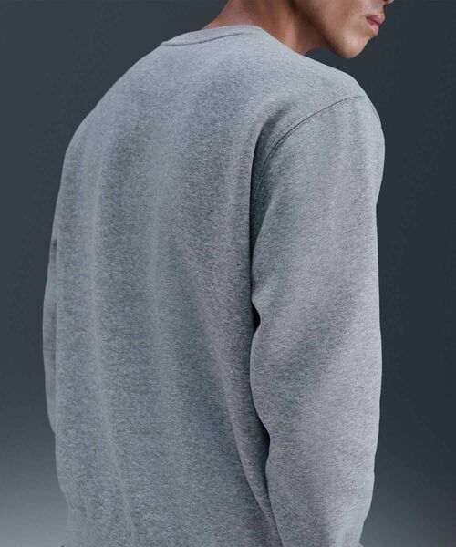 Áo nỉ cổ tròn Nike xám đậm - FN3887-063