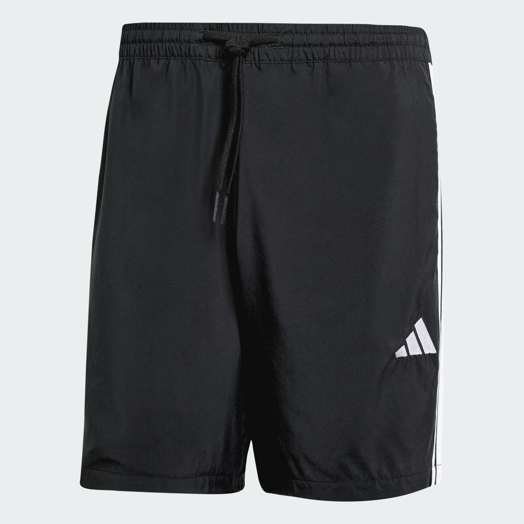 Quần Short Chelsea 3 Sọc Essential - Đen - JE6436