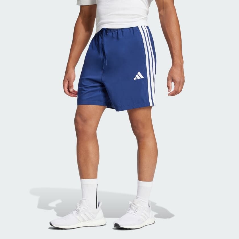 Quần Short Chelsea 3 Sọc Essential - Xanh - JE6439