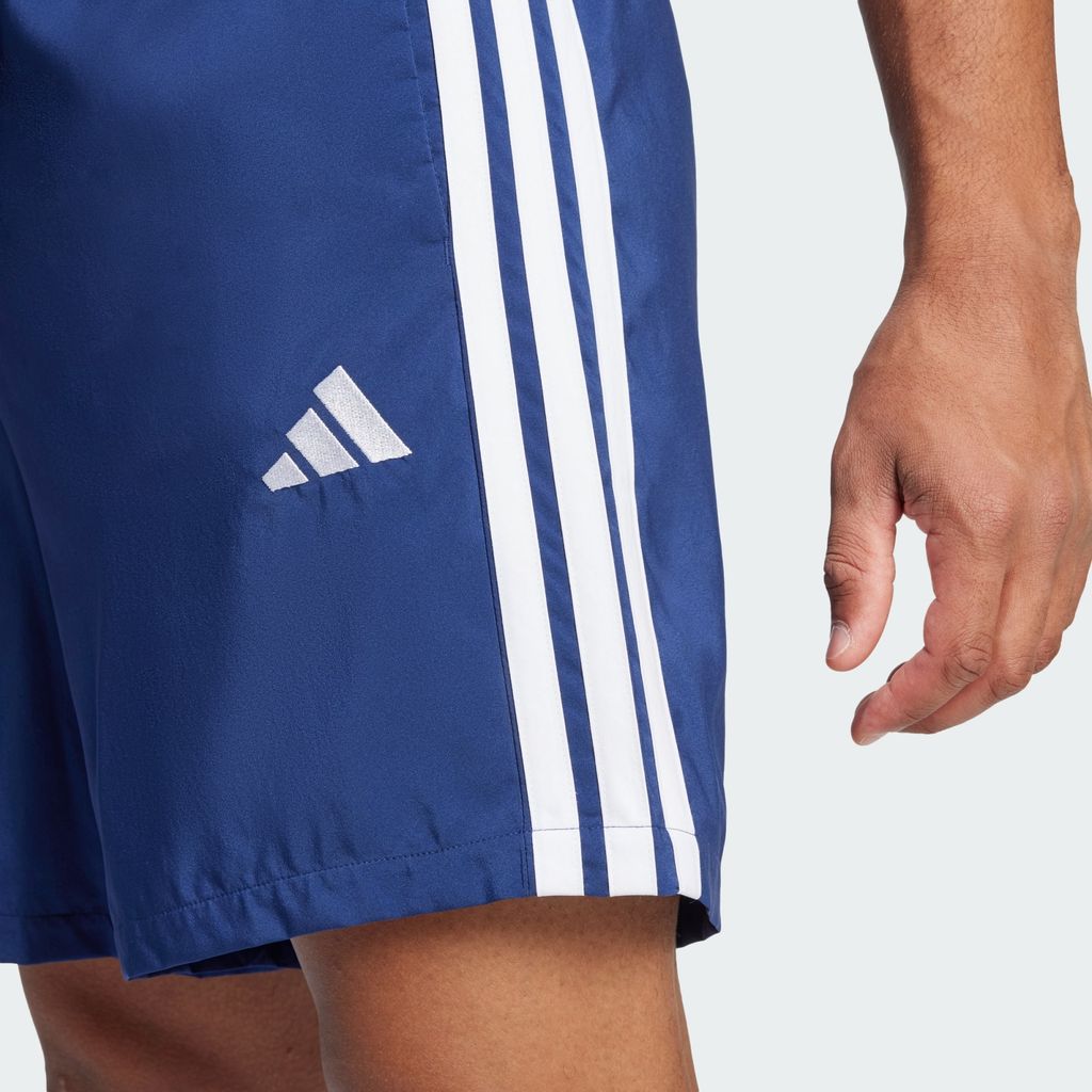 Quần Short Chelsea 3 Sọc Essential - Xanh - JE6439