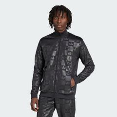 Áo khoác adidas phủ hoạ tiết Monogram - Black - JY2981