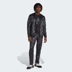 Áo khoác adidas phủ hoạ tiết Monogram - Black - JY2981