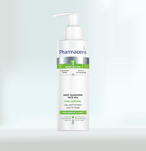 Gel rửa mặt làm sạch sâu Puri-Sebogel 190ml - PHARMACERIS