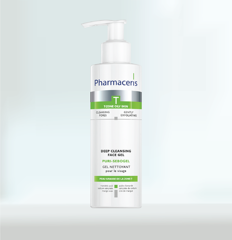 Gel rửa mặt làm sạch sâu Puri-Sebogel 190ml - PHARMACERIS