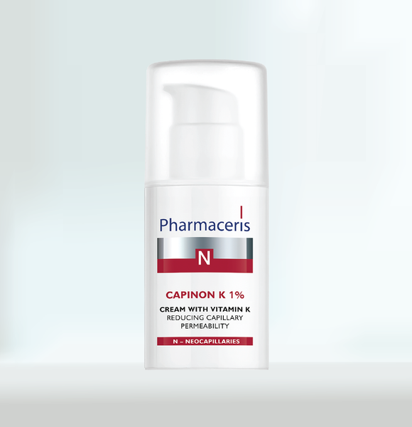 Kem dưỡng Vitamin K làm dịu da Capinon K 1% 30ml - PHARMACERIS