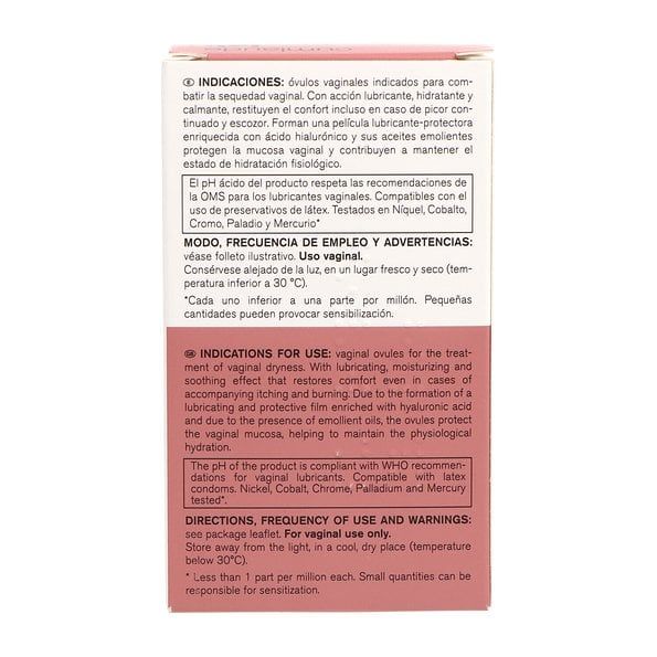 Viên đặt âm đạo dưỡng ẩm – bôi trơn – làm dịu khô hạn Cumlaude Lab Lubripiu Vaginal Ovules