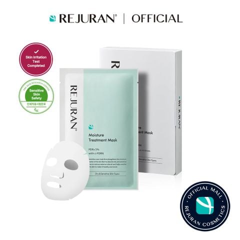 Mặt nạ dưỡng ẩm Rejuran Moisture Treatment Mask: Cứu cánh cấp tốc cho làn da khô ráp và kích ứng